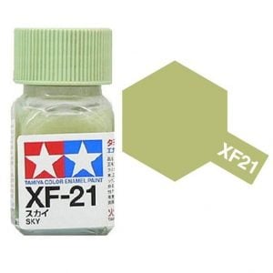 Tamiya Enamel Paint XF-21 XF21 Flat Sky 80321