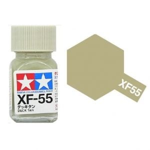 Tamiya Enamel Paint XF-55 XF55 Flat Deck Tan 80355