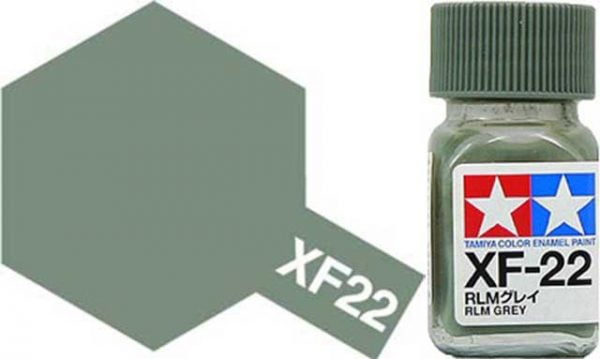 Tamiya Enamel Paint XF-22 XF22 Flat Rlm Grey 80322