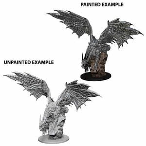 Wizkids Pathfinder Deep Cuts Unpainted Miniatures Wave 12.5 Silver Dragon 90192