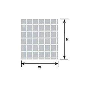 Plastruct 15/64" Square Tile Sheet 91544