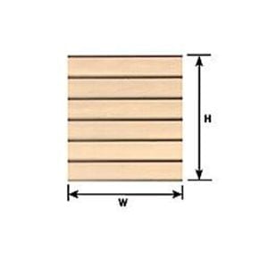 Plastruct 1/4" Clapboard Siding Sheet 91554