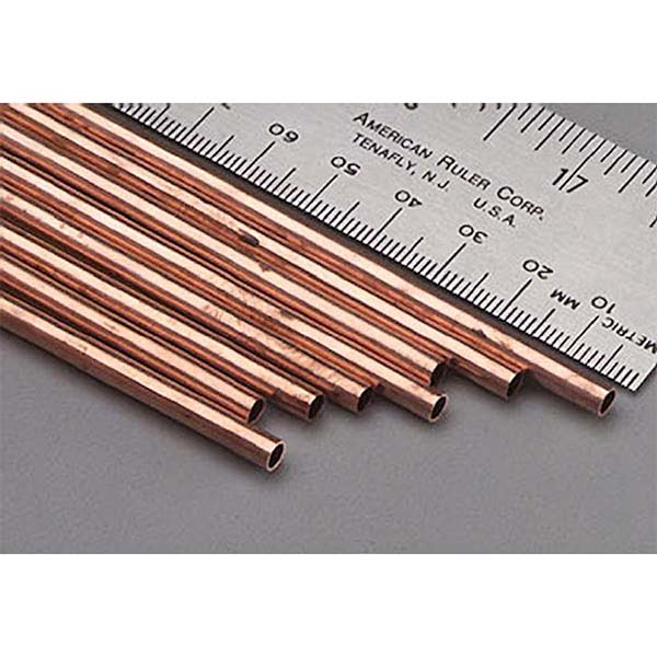 K&S Engineering Round Copper Tube .014 x 5/32 x 36" Long 9509 • Canada