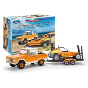 Revell Ford Bronco Half Cab with Dune Buggy and Trailer RVL 85-7228