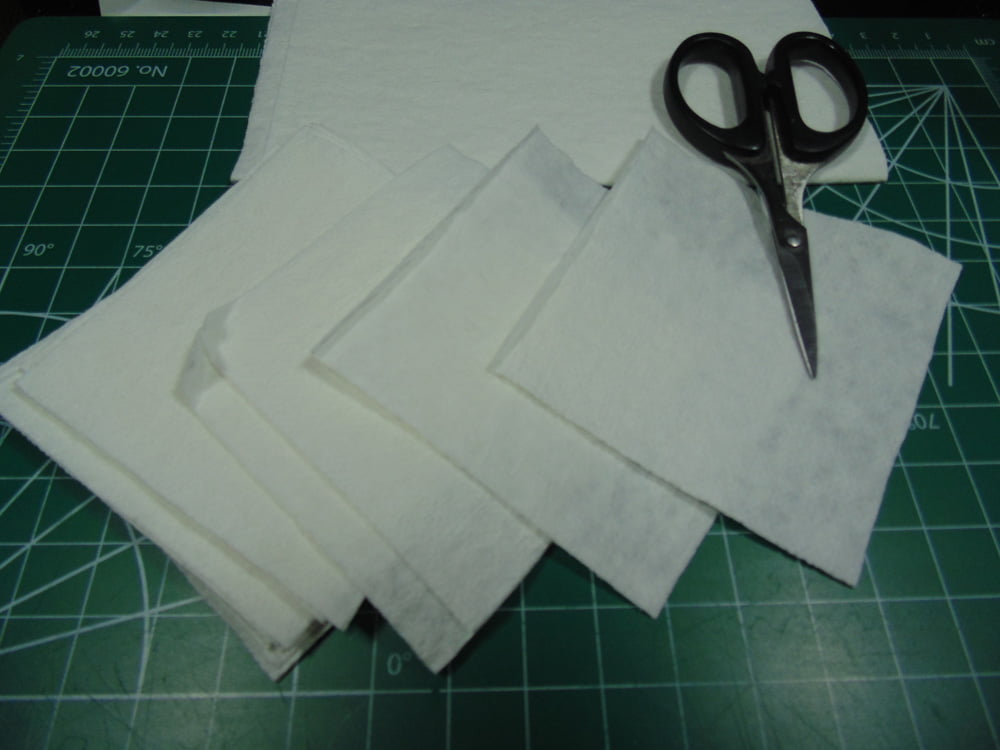Tamiya scissors with cut up Novus cloth
