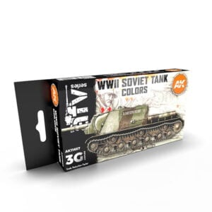 AK Interactive Acrylic 3rd Gen Soviet Camouflages Paint Set 11657