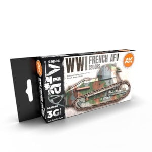 AK Interactive Acrylic 3rd Gen WWI French Colors Paint Set 11660