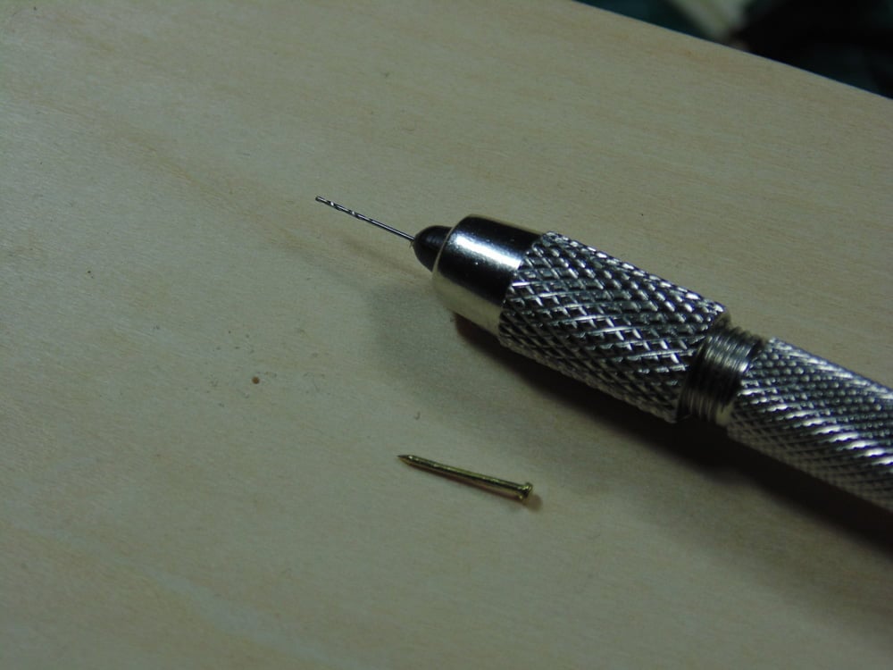 Pin-Vise with Nail Beside