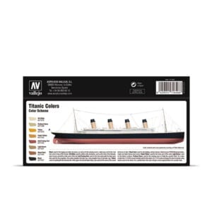 Vallejo Titanic Colors Paint Set of 8 71646