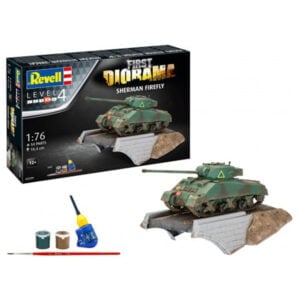 Revell First Diorama Sherman Firefly 1:76 Scale RVG 03299