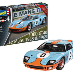 Revell Ford GT40 Le Mans 1968 and 1969 1:24 Scale RVG 07696