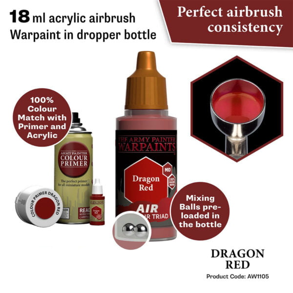 The Army Painter Air Dragon Red 18ml AW1105