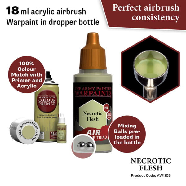 The Army Painter Air Necrotic Flesh 18ml AW1108