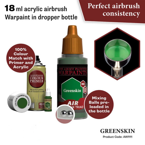 The Army Painter Air Greenskin 18ml AW1111