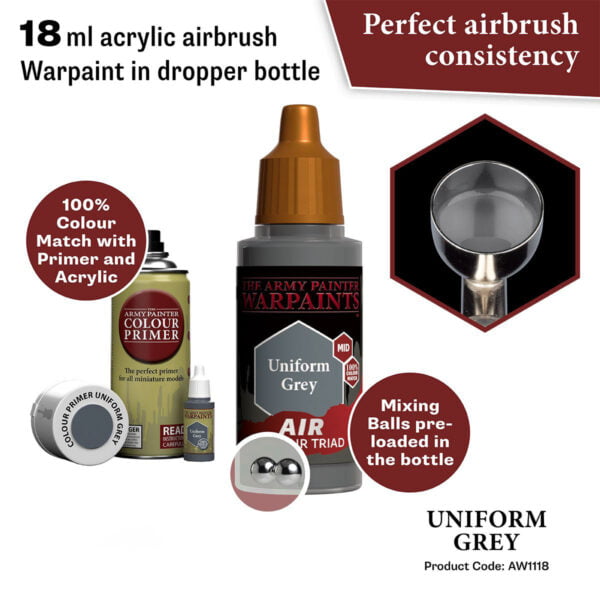 The Army Painter Air Uniform Grey 18ml AW1118