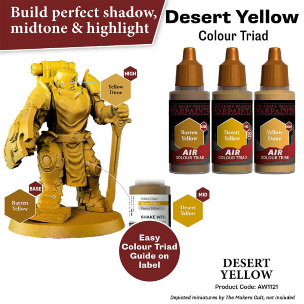 The Army Painter Air Desert Yellow 18ml AW1121