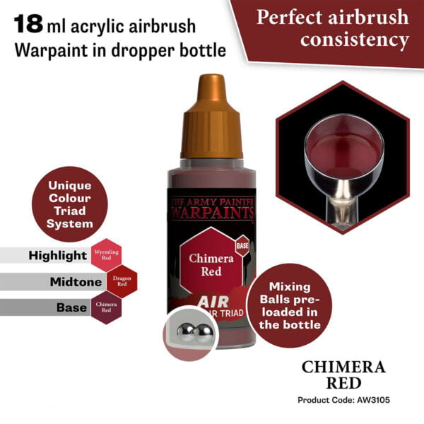 The Army Painter Air Chimera Red 18ml AW3105