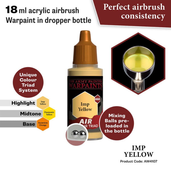 The Army Painter Air Imp Yellow 18ml AW4107