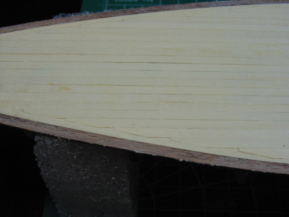 Inserted Planks on the Foredeck Edge