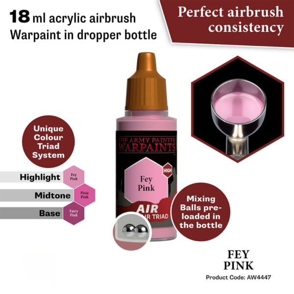 The Army Painter Air Fey Pink 18ml AW4447