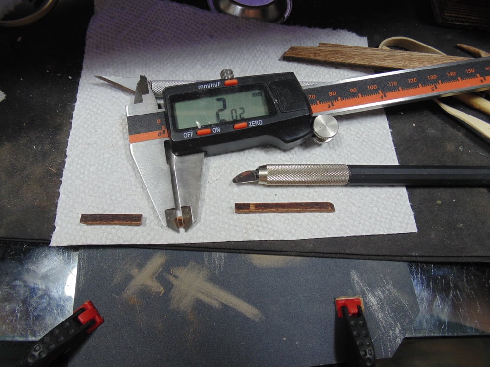 Micrometre at 2.02mm with Severed Parts