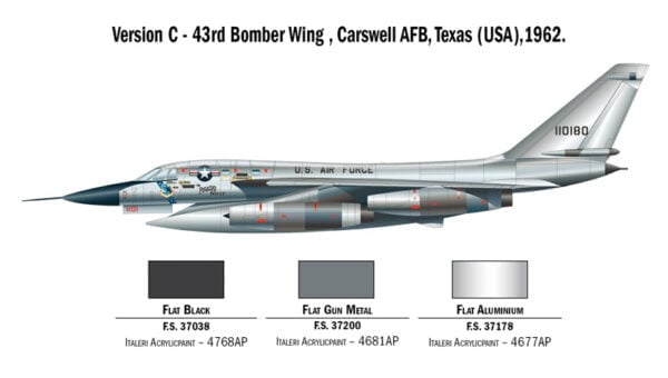 Italeri B-58 Hustler 1:72 Scale 1142