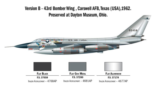 Italeri B-58 Hustler 1:72 Scale 1142