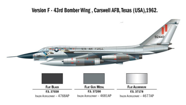 Italeri B-58 Hustler 1:72 Scale 1142