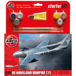 Airfix De Havilland Vampire T.11 1/72 Scale A55204 Starter Set