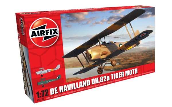 Airfix De Havilland DH.82a Tiger Moth 1/72 Scale A02106