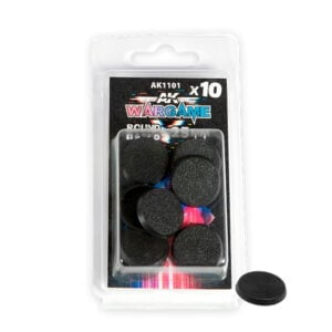 AK Interactive Wargame Round Bases 25mm Pack of 10 AKI 1101