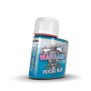 AK Interactive Wargame Enamel Liquid Pigments Psychic Blue 35ml AKI 1206