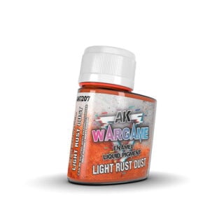 AK Interactive Wargame Enamel Liquid Pigments Light Rust Dust 35ml AKI 1207