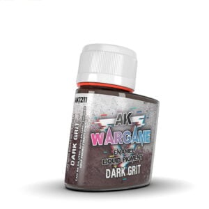 AK Interactive Wargame Enamel Liquid Pigments Dark Grit 35ml AKI 1211