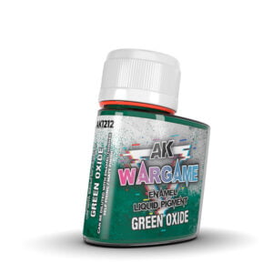 AK Interactive Wargame Enamel Liquid Pigments Green Oxide 35ml AKI 1212