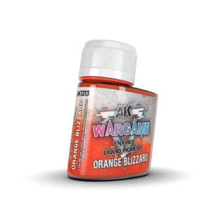 AK Interactive Wargame Enamel Liquid Pigments Orange Blizzard 35ml AKI 1213