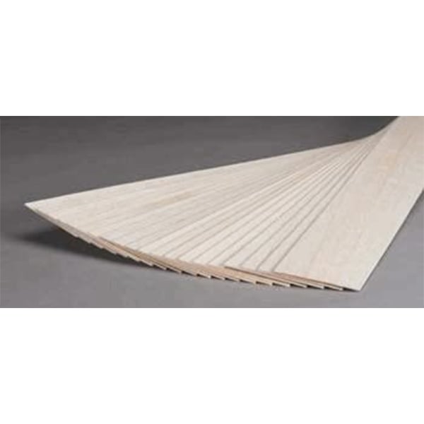 Bud Nosen Basswood Sheets - 1/4 inch x 3 inch x 24 inch, 10 Sheets
