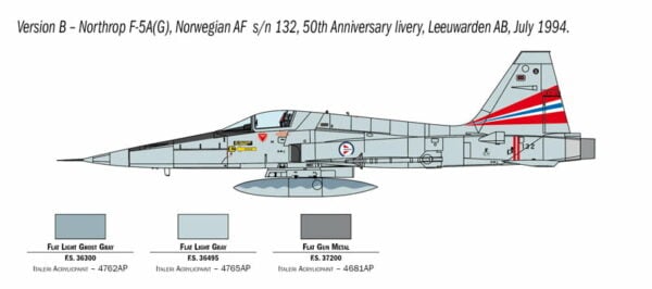 Italeri F-5A Freedom Fighter with Canadian Markings 1/72 Scale 1441