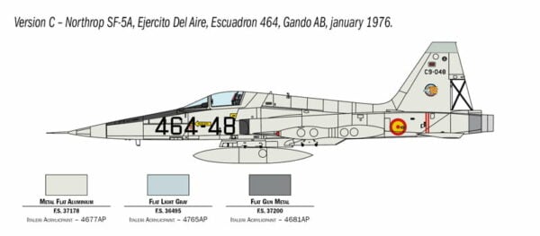 Italeri F-5A Freedom Fighter with Canadian Markings 1/72 Scale 1441