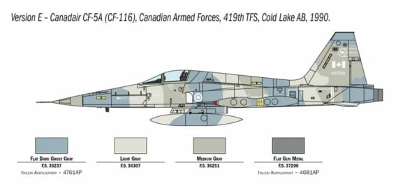 Italeri F-5A Freedom Fighter with Canadian Markings 1/72 Scale 1441