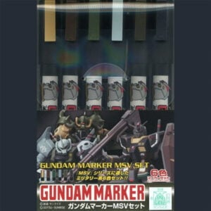 Gundam Marker MSV Set of 6 GMS127