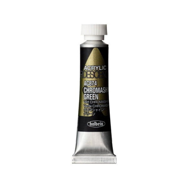 Holbein Acrylic Iridescene Chromashine Green 5ml AC874