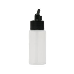 Iwata Big Mouth Airbrush Bottle 1 oz 30 ml Cylinder With 24 mm Adaptor Cap A4701