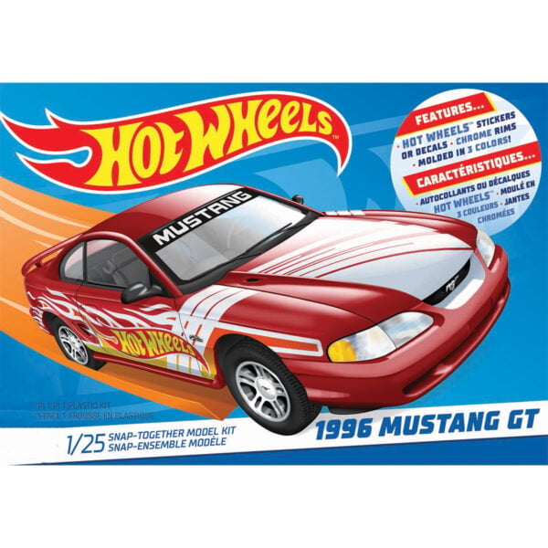 AMT 1996 Ford Mustang GT Snap-Together 1/25 Scale 1298