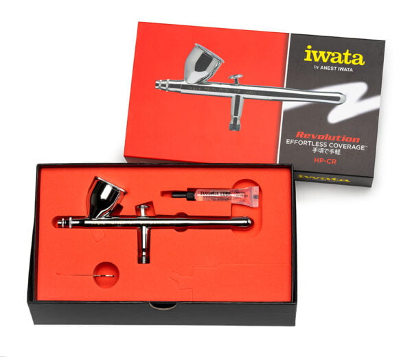 Iwata Revolution HP-CR Gravity Feed Dual Action Airbrush R4500