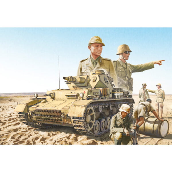 Italeri El Alamein 1942 2022 Pz Kpfw IV F1/F2/G 1/35 Scale 6593