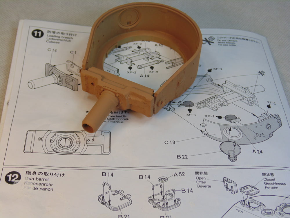 Step 11 turret body front