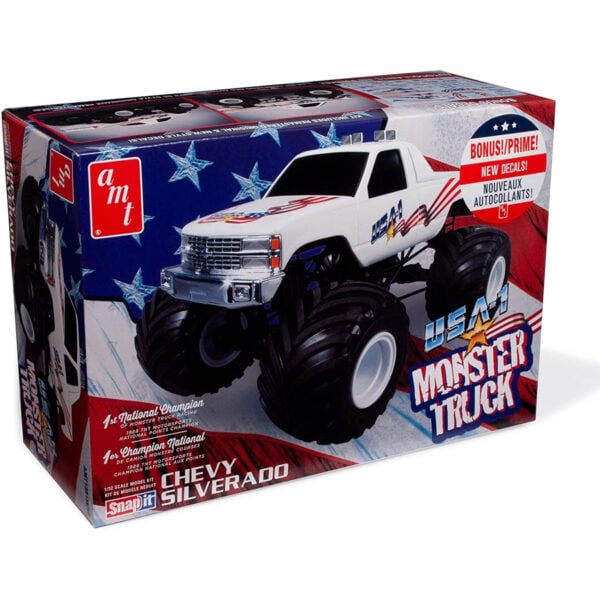 AMT USA-1 Monster Truck Chevy Silverado 1/32 Scale 1351