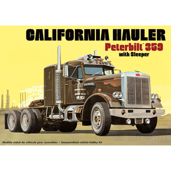 AMT California Hauler Peterbilt 359 with Sleeper 1/25 Scale 1327