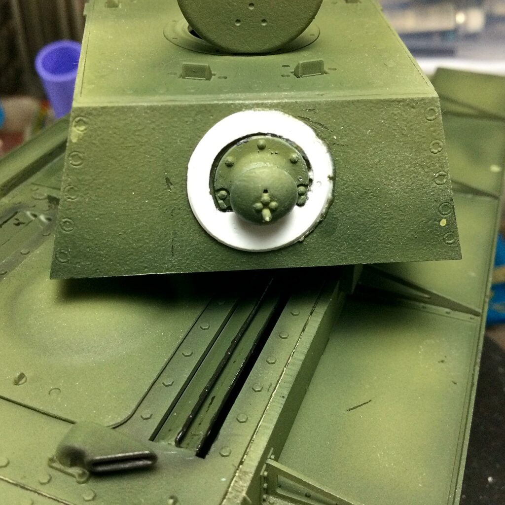 TURRET MG BALL ARMOURED COLLAR 1